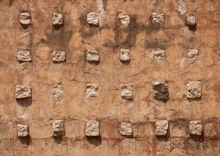 ruin of old wallの写真素材