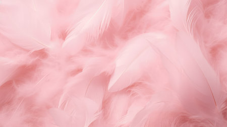 Beautiful abstract white and pink feathers on white background and soft white feather texture on pink pattern and pink background, feather background, pink bannersの素材