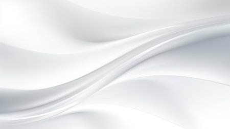 White abstract background with smooth linesの素材