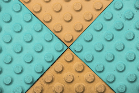 Beautiful side walk patternの写真素材