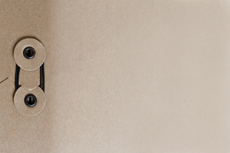 blank paper template with binding rope sealの写真素材