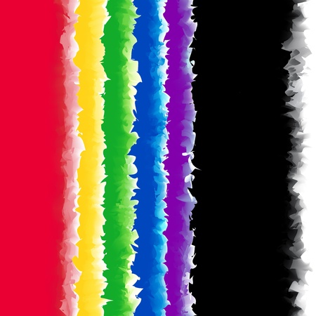 water color border or frame design in vivid color selection VECTORのイラスト素材