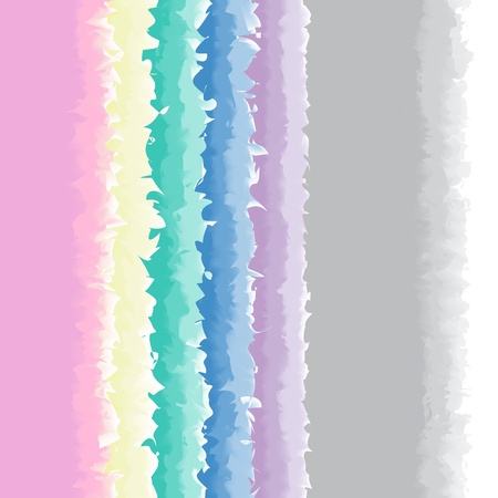 water color border or frame design in pastel color selection VECTORのイラスト素材