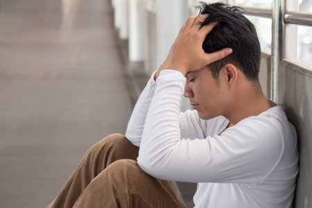stressed, tired, frustrated, exhausted, negative man