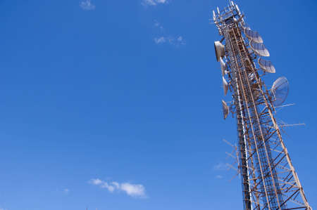 Microwave towerの写真素材