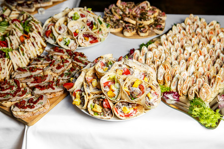 Caesar roll on event catering.の写真素材