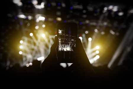 Concert light performanceの写真素材