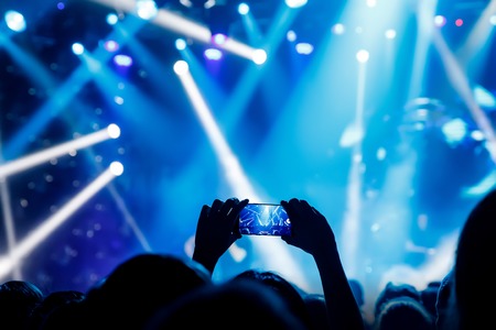 Concert light performanceの写真素材