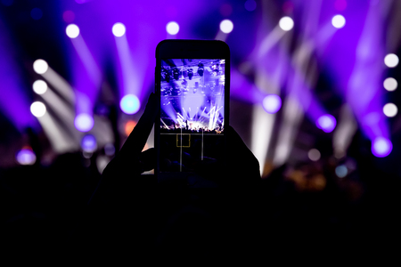 Concert light performanceの写真素材