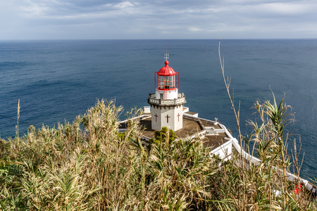 Old lighthouse on the mountain.の写真素材
