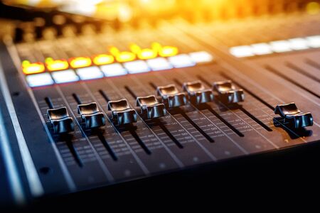 Remote control for sound settingsの写真素材