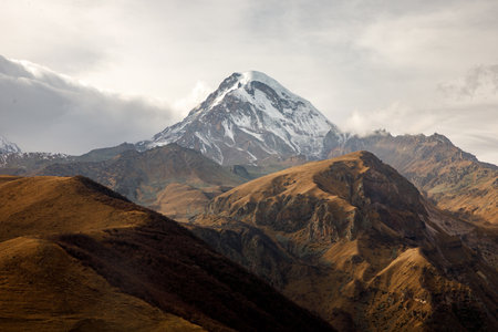 Autumn mountain rocky landscape. Caucasus natureの写真素材