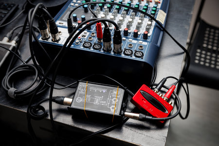 Professional Audio Gear Close-up