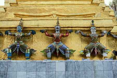 Thai demon statueの素材