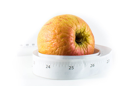 Withered Apple, Healthy conceptの写真素材