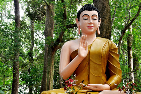 Blessing Buddha statueの素材