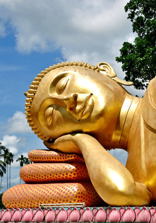 Sleep Buddha statueの素材