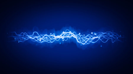 Dark blue abstract background