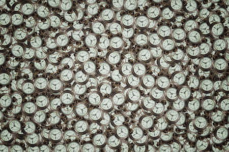 Alarm clock pattern,Vintage clockの写真素材