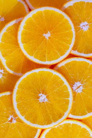 Orange slice background,thai fruitの写真素材