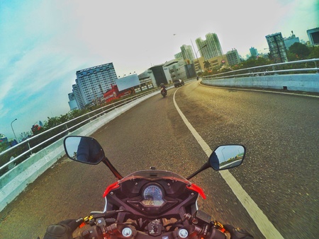 Riding a bikeの素材