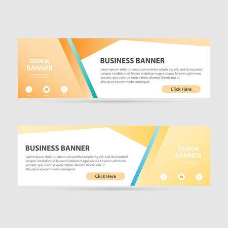 Business banner setのイラスト素材