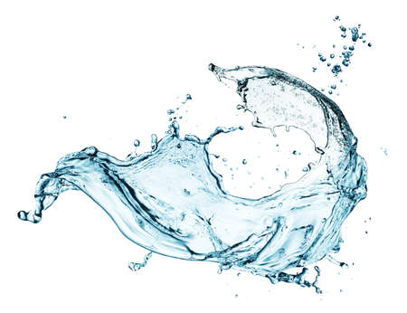 blue water splash isolated on white background blue water splash isolated on white background