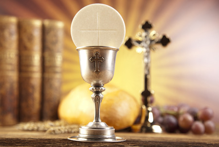 Holy Communion with Bread, Wine Holy Communion with Bread, Wine
