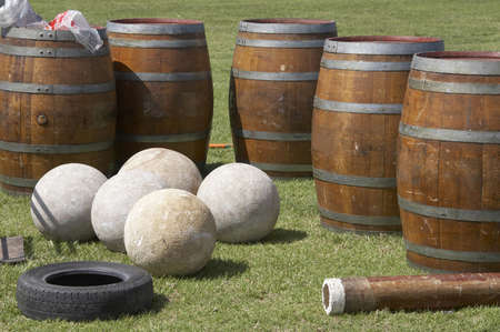 Highland games equipment for stones and caber Highland games equipment for stones and caber