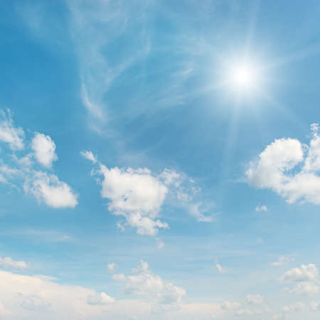 sun on blue sky sun on blue sky