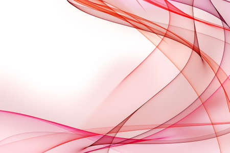Smooth waves from tones of red on a white background Smooth waves from tones of red on a white background