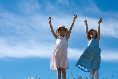 Happy childhoodの写真素材