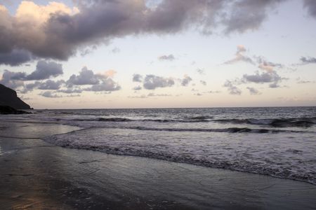 bye bye sunの写真素材