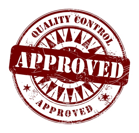 Grunge rubber office stamp with the word approvedのイラスト素材