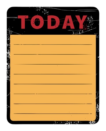 Menu boardのイラスト素材