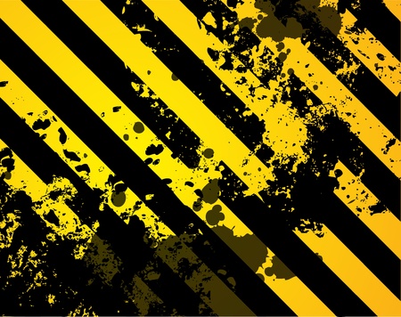 Black and yellow grunge backgroundのイラスト素材