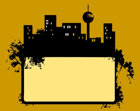 Grunge urban background, with space for textのイラスト素材