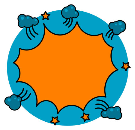 Abstract comic backgroundのイラスト素材