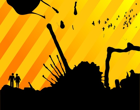 Grunge abstract backgroundのイラスト素材