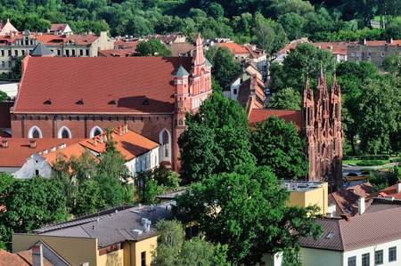 St  Anne s and Bernardinu Church in Vilnius, Lithuania  Summer timeの写真素材