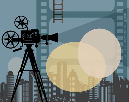 Abstract cinema backgroundのイラスト素材