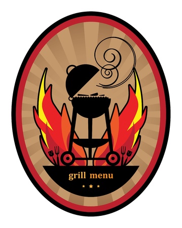 Grill Menuのイラスト素材