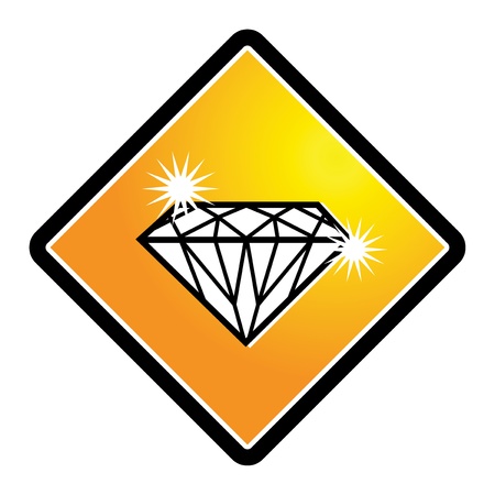 Diamond signのイラスト素材