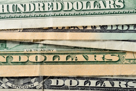 Dollars closeupの写真素材