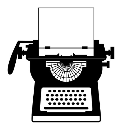 Vintage typewriterのイラスト素材