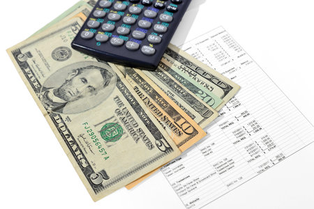 Money and calculator