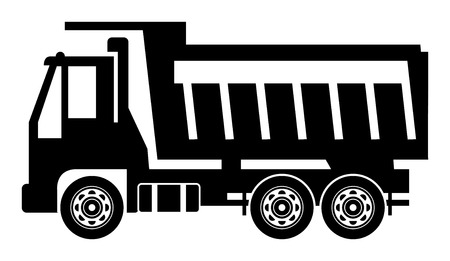 Dump truckのイラスト素材