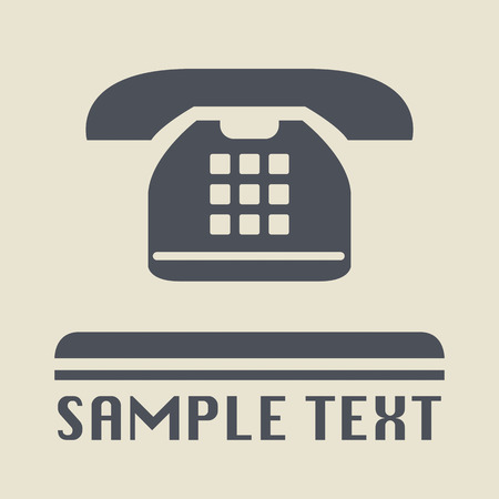 Phone icon or signのイラスト素材