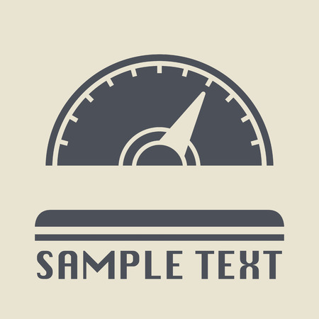 Car instruments icon or signのイラスト素材