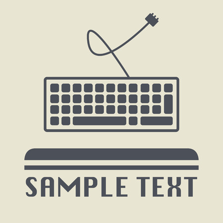 Keyboard icon or signのイラスト素材